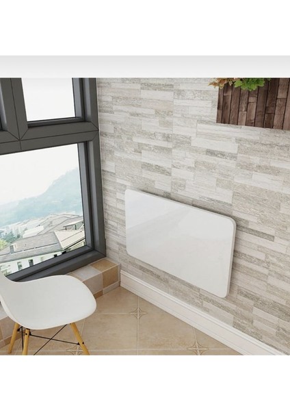 Duvara Monte Katlanır Masa 45X90