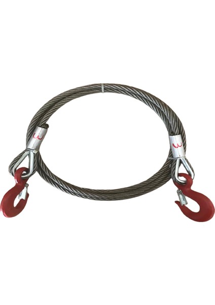 10 mm Kalınlıkta 8 Metre 7 Tona Kadar Çekebilen Çelik Çekme Çeki Halatı