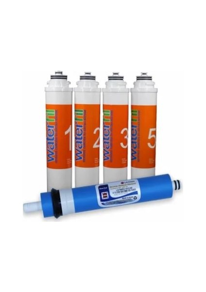 Waterlife Filtre 5 'li Lg Mebran Set Waterlife Su Arıtma Filtresi