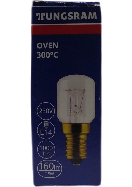 3 Adet Fırın Ampulü 25W E14 Duy