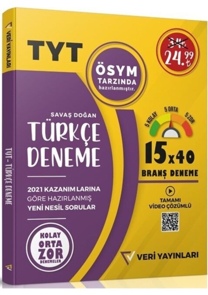 TYT 15'li Türkçe Deneme
