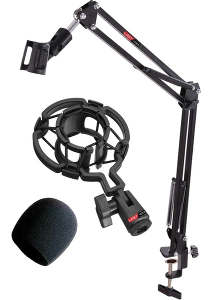 Nb39PSM Mikrofon Standı + Shock Mount + Sünger Seti