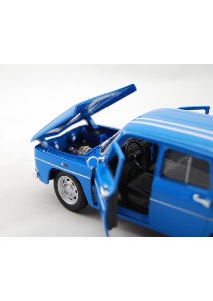 1964 Renault R8 Gordini Mavi 1:24 Model Araba