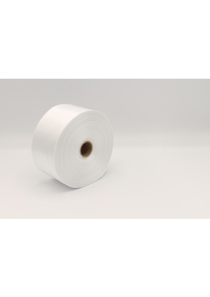 Saten Kurdele 66MM Beyaz