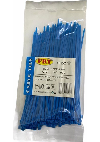 Frt Mavi 2,5X150 Kablo Bağı