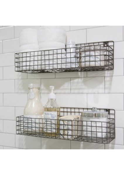 Metal Banyo, Mutfak Rafı 2’li Set WD-241