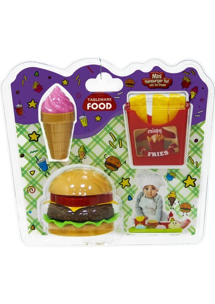 Tableware Mini Hamburger Seti