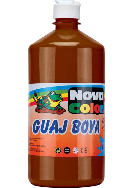 Nova Color Tek Renk Guaj Boya 1000 gr NC-327 Kahverengi