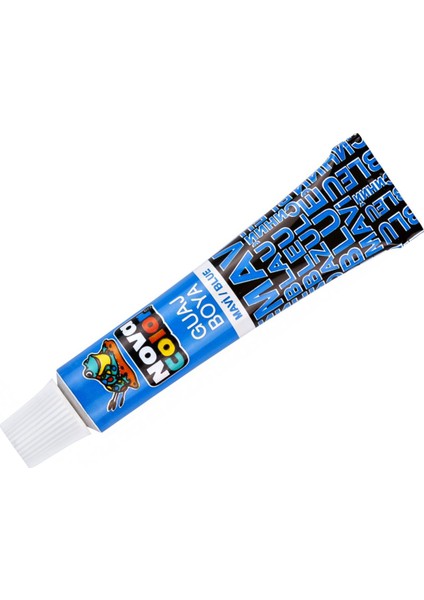 Tek Renk Tüp Guaj Boya NC-117 Mavi