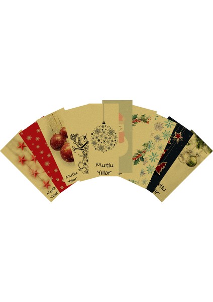 Kraft Yılbaşı Armağan Etiketi