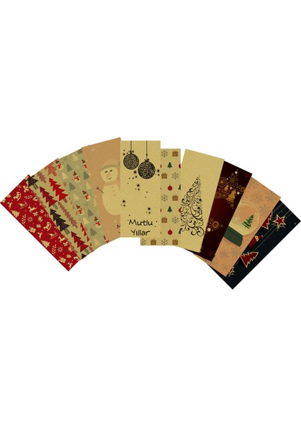 Kraft Yılbaşı Armağan Etiketi