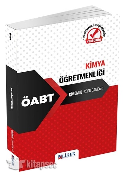 Kimya Öğretmenliği ÖABT Çözümlü Soru Bankası