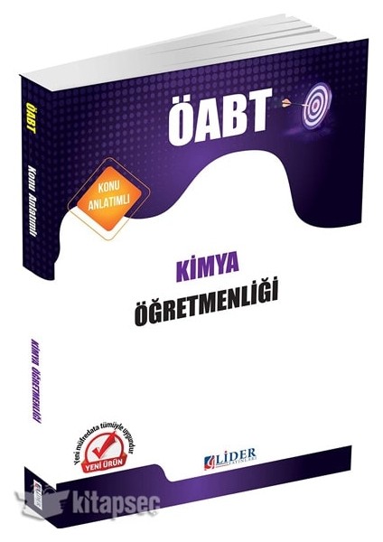 Kimya Öğretmenliği 2021 Konu Anlatım