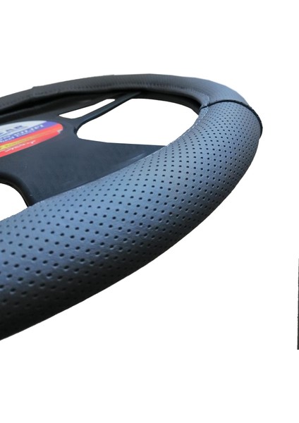 38-40 cm Direksiyon Kılıfı Gri Noktalı