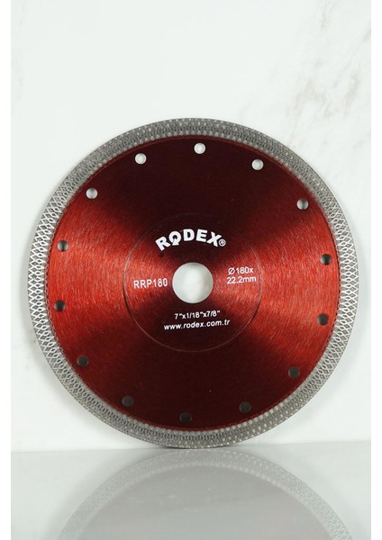 RRP180 Ultra Slim Çok Amaçlı Elmas Tuğla, Porselen, Mermer Kesme Diski 180mm