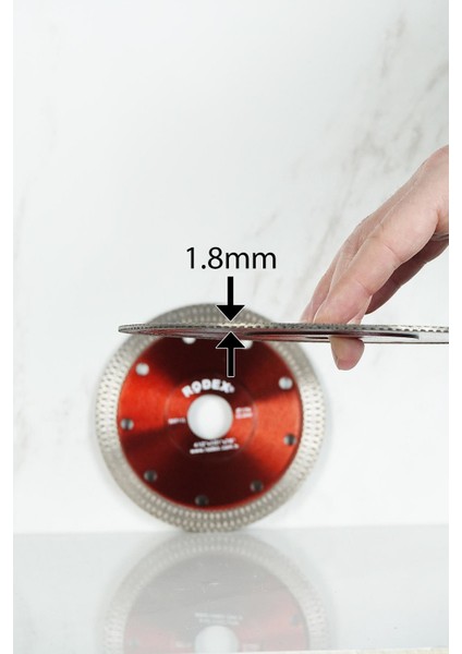 RRP180 Ultra Slim Çok Amaçlı Elmas Tuğla, Porselen, Mermer Kesme Diski 180mm