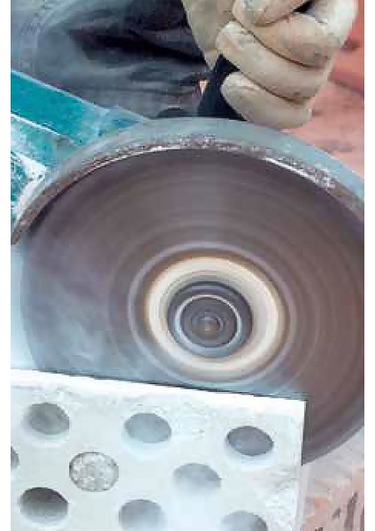 RRS230 Kanallı Turbo Elmas Kesme Diski Mermer, Tuğla, Granit, Taş 230mm
