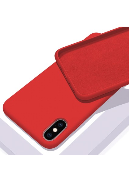 Apple iPhone Xs Max Kılıf Lansman Silikon Kılıf Pembe