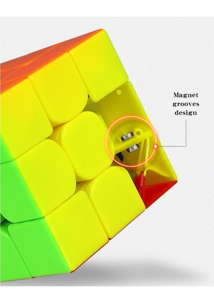 Qiyi VALK3M Manyetik 3X3X3 Sihirli Küp Valk3 M 3x3 Zeka Küpü 3X3X3 Hızlı Eğitici Zeka Küpü