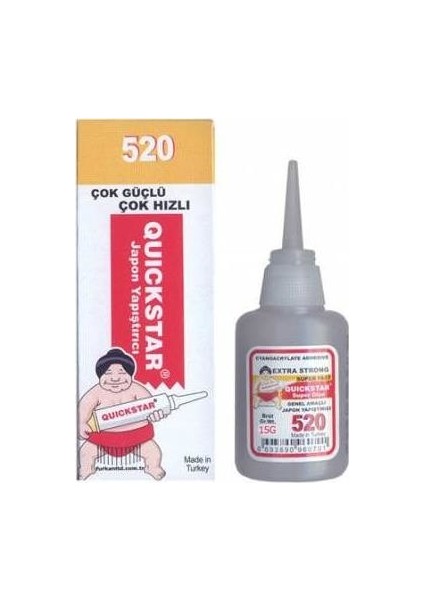 Quickstar 520 / 525 Japon Yapıştırıcı Brüt 20 gr