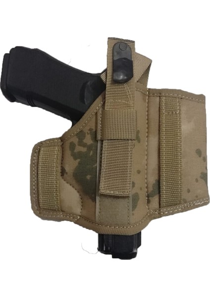Jandarma Kumaş Cırtlı Ayarlı Yedek Şarjörlü Kelebek Kılıf