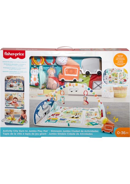 Fisher Price Şehir Macerası Jumbo Jimnastik Merkezi GJD41