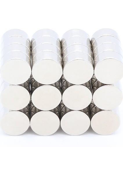 25 Adet 10 x 5 mm Yuvarlak Güçlü Neodyum Mıknatıs Çap 10 mm Kalınlık 5 mm