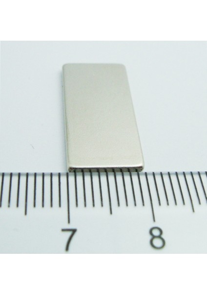 Dikdörtgen Neodyum Mıknatıs 20x10x1,5 mm (10 Adet Set)