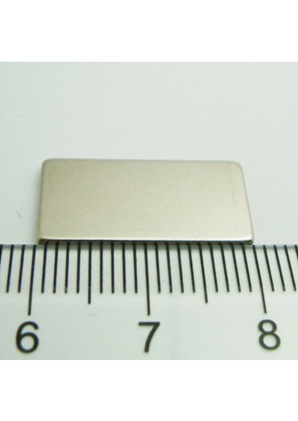 Dikdörtgen Neodyum Mıknatıs 20x10x1,5 mm (10 Adet Set)