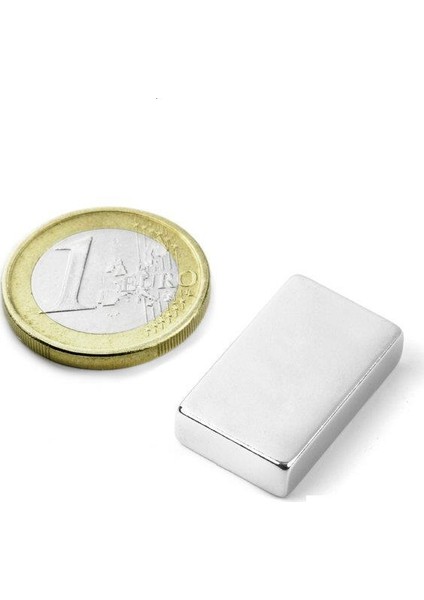 4 Adet 25 x 10 x 5 mm Dikdörtgen Neodyum Mıkantıs Boy 25 mm En 10 mm Kl. 5 mm