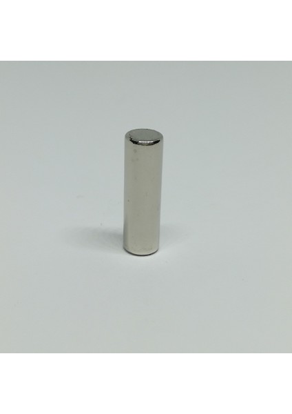 10 Adet 6 x 25 mm Yuvarlak Güçlü Neodyum Mıknatıs Çap 6 mm Kalınlık 25 mm