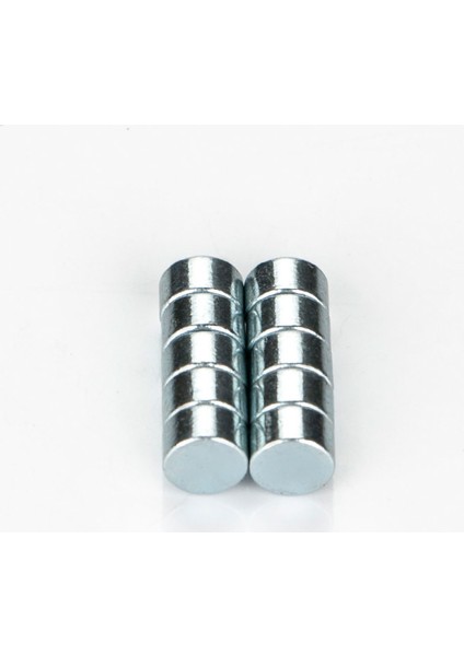 50 Adet 5 x 3 mm Yuvarlak Güçlü Neodyum Mıknatıs Çap 5 mm Kalınlık 3 mm