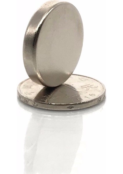 3 Adet 25 x 5 mm Yuvarlak Hüçlü Neodyum Mıknatıs Çap 25 mm Kalınlık 5 mm