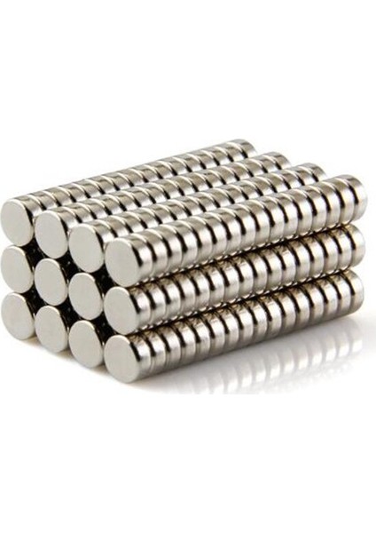 15 Adet 10 x 2,5 mm Yuvarlak Güçlü Neodyum MıknatısÇap 10 mm Kalınlık 2,5 mm