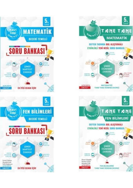 5. Sınıf Matematik Fen Bilimleri Konu ve Soru Bankası