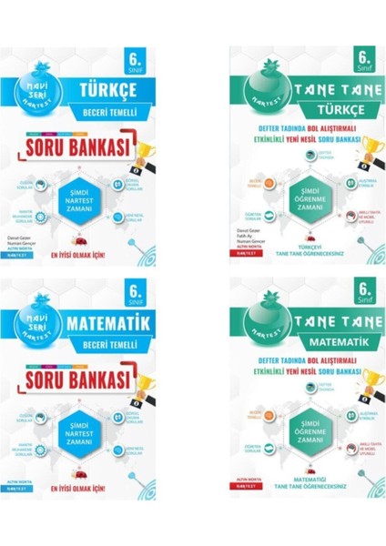 6. Sınıf Matematik Türkçe Konu ve Soru Bankası