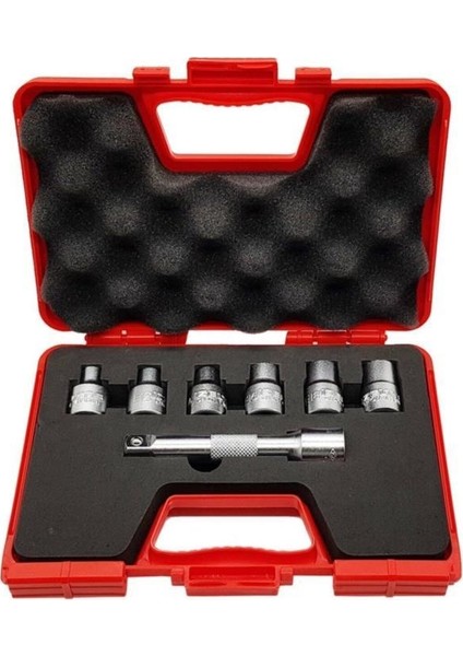Izeltaş Star Torx Uç Lokma Takımı 1/2" 7 Li Set