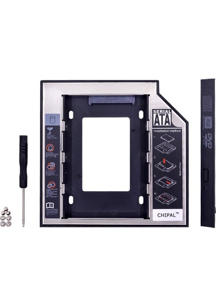 4717 12.7mm Sata HDD Harddisk SSD Caddy Kızak Laptop Kutusu