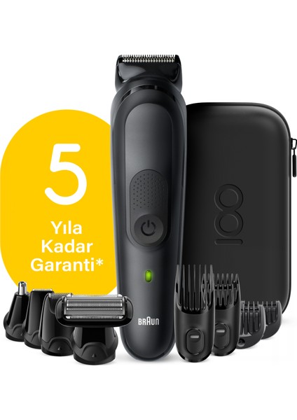 MGK 7020 100. Yıl Özel Max Serisi Erkek Bakım Kiti AutoSense Kablosuz Islak&Kuru 8 Ek Ataçmanlı+Özel Tasarım Seyahat Çantası