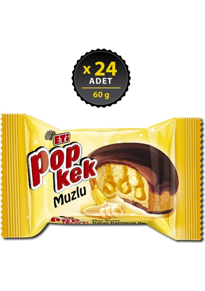 Popkek Muzlu Kek 60 g x 24 Adet