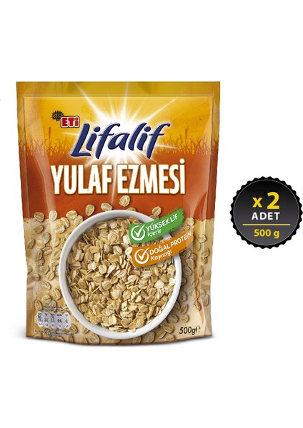 Lifalif Yulaf Ezmesi 500 g x 2 Adet