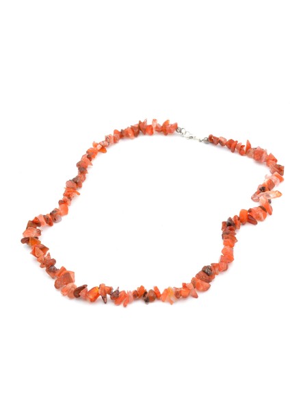 Doğal Kırık Taş Yemen Akik Taşı Kolye 002