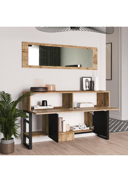 ML26 Iron Metal Aynalı Konsol 4 Kapaklı modelleri
