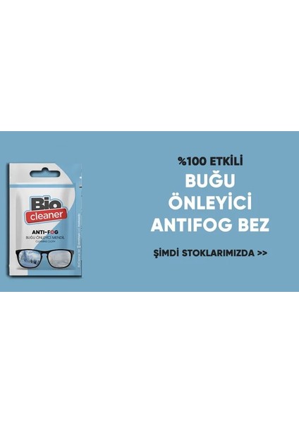 Bioclean Buğu Önleyici Antifog Bez Gözlük Için