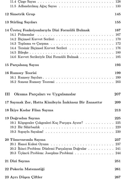 Sayma (Kombinasyon Hesapları) - Ali Nesin