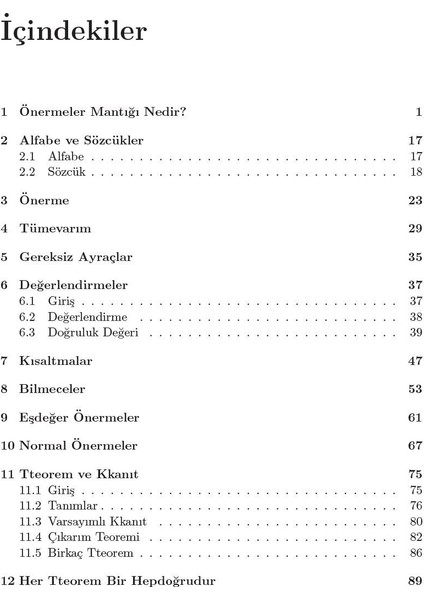 Matematiğe Giriş 1- Önermeler Mantığı - Ali Nesin