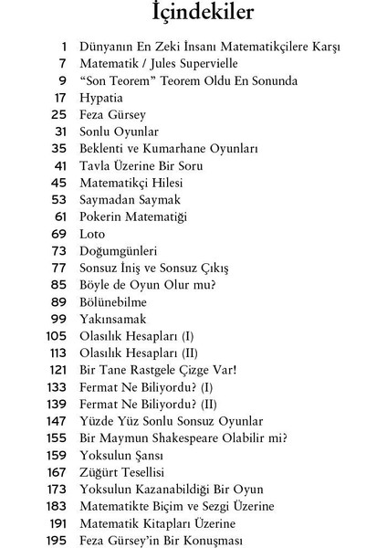 Matematik ve Oyun - Ali Nesin