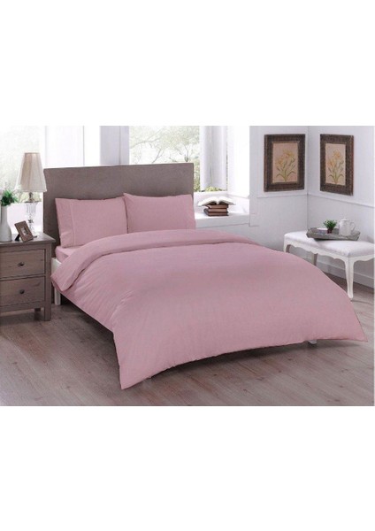 Pure Çift Kişilik Nevresim Seti Pudra