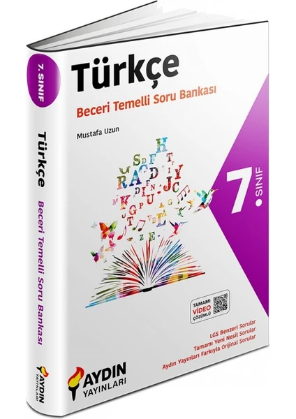 Aydın Yayınları 7. Sınıf Türkçe Beceri Temelli Soru Bankası