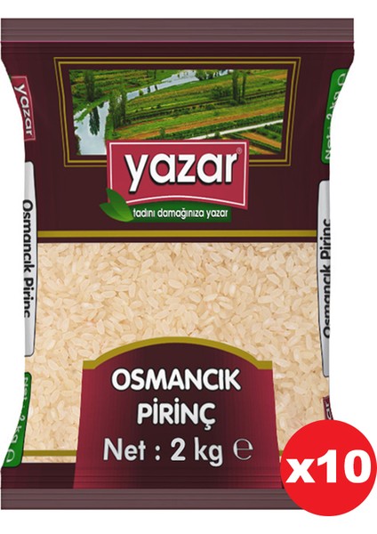Osmancık Pirinç 2 kg x 10 Paket